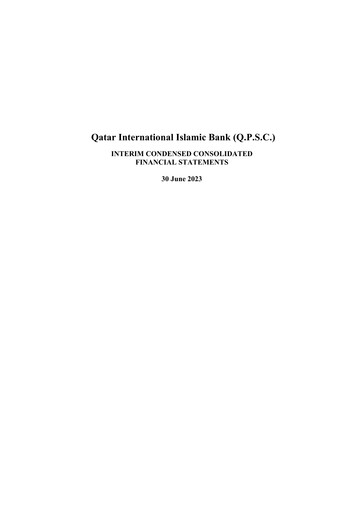 Thumbnail Qatar International Islamic Bank Financial Statement 2023-h1
