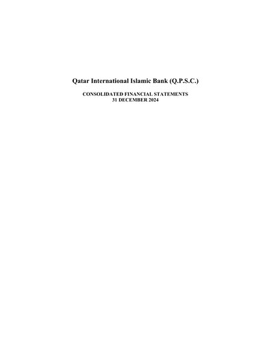 Thumbnail Qatar International Islamic Bank Financial Statement 2024