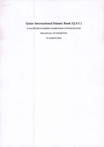 Vorschaubild Qatar International Islamic Bank Quartalsbericht 2016-q1