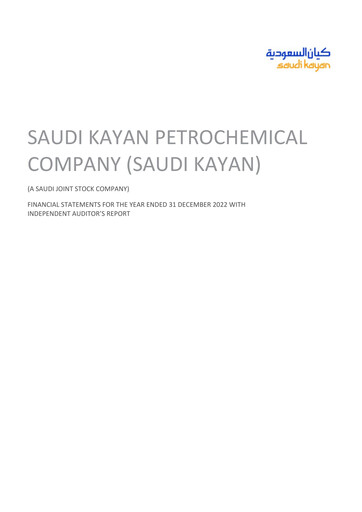 Thumbnail Saudi Kayan Petrochemical Company Financial Statement 2022