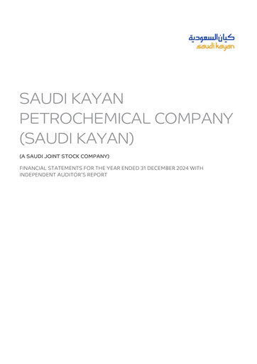 Thumbnail Saudi Kayan Petrochemical Company Financial Statement 2024