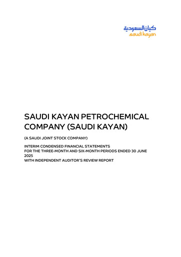 Thumbnail Saudi Kayan Petrochemical Company Financial Statement 2025-h1