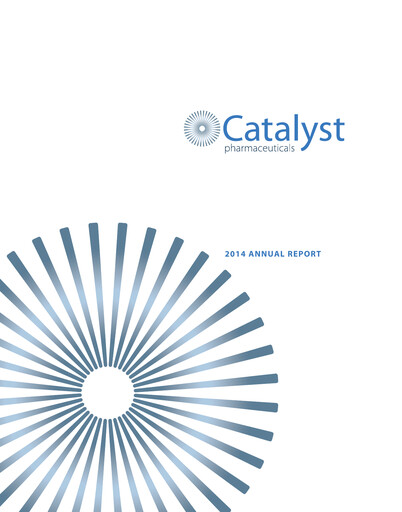 Thumbnail Catalyst Pharmaceuticals Annual Report 2014