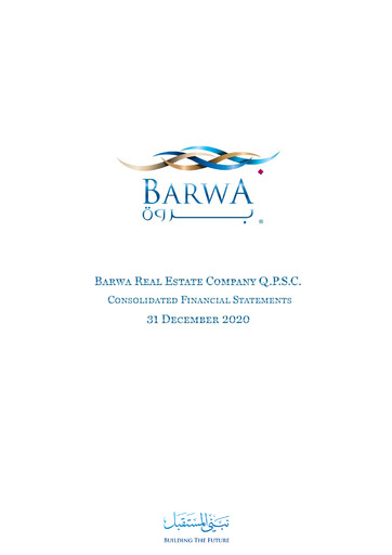 Thumbnail Barwa Real Estate Company Financial Statement 2020