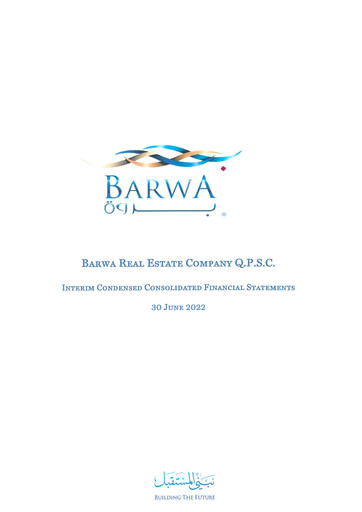 Thumbnail Barwa Real Estate Company Financial Statement 2022-h1