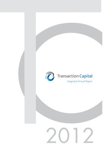 Thumbnail Transaction Capital Annual Report 2012
