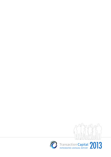 Thumbnail Transaction Capital Annual Report 2013
