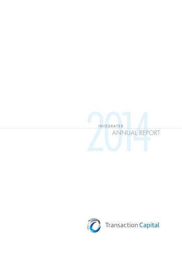 Thumbnail Transaction Capital Annual Report 2014