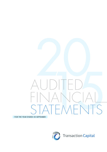 Thumbnail Transaction Capital Financial Statement 2015