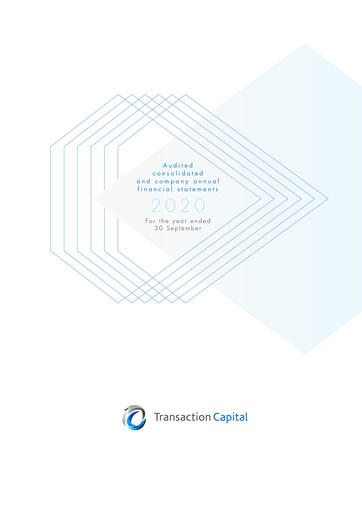 Thumbnail Transaction Capital Financial Statement 2020