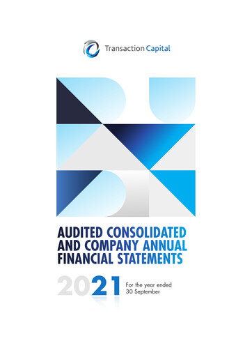 Thumbnail Transaction Capital Financial Statement 2021
