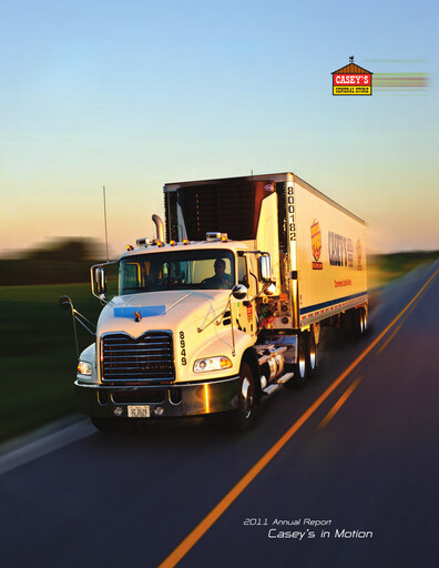 Thumbnail Casey's General Stores
 Annual Report 2011