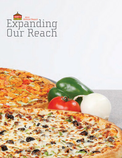 Thumbnail Casey's General Stores
 Annual Report 2012