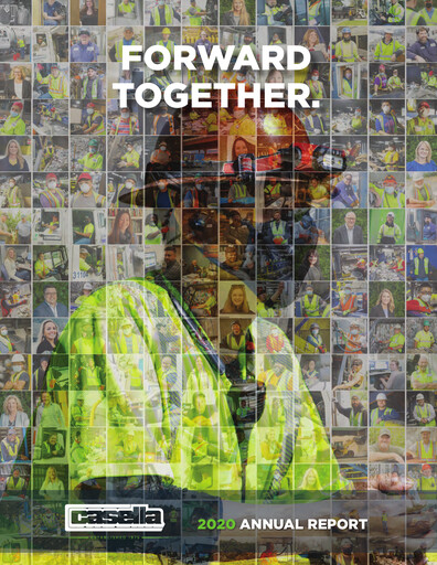 Thumbnail Casella Waste Systems
 Annual Report 2020