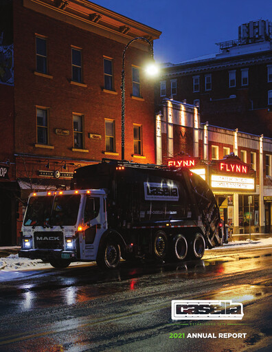 Thumbnail Casella Waste Systems
 Annual Report 2021