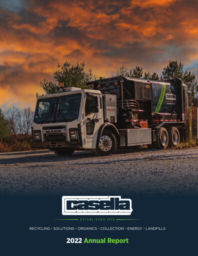 Thumbnail Casella Waste Systems
 Annual Report 2022