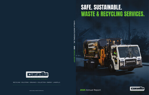 Thumbnail Casella Waste Systems
 Annual Report 2025