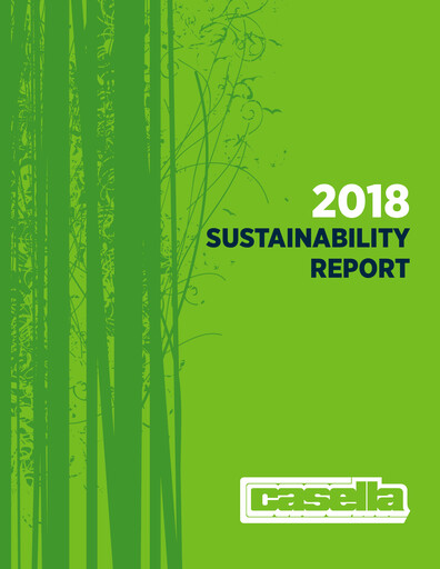 Thumbnail Casella Waste Systems
 Sustainability Report 2018