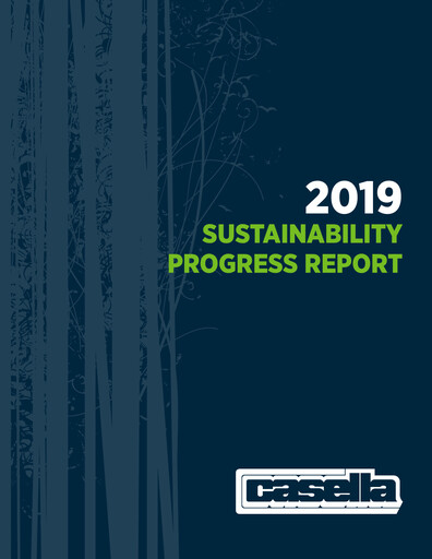 Thumbnail Casella Waste Systems
 Sustainability Report 2019
