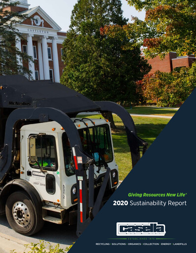Thumbnail Casella Waste Systems
 Sustainability Report 2020
