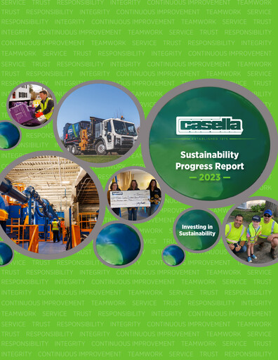 Thumbnail Casella Waste Systems
 Sustainability Report 2023