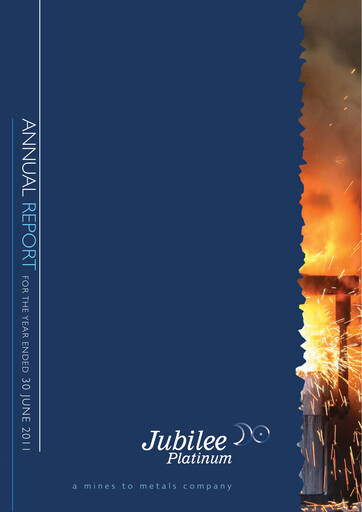 Miniature Jubilee Metals Group Rapport annuel fy2011