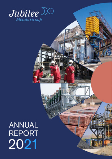 Miniature Jubilee Metals Group Rapport annuel fy2021