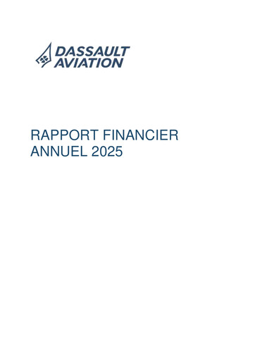 Thumbnail Dassault Aviation Annual Report 2025