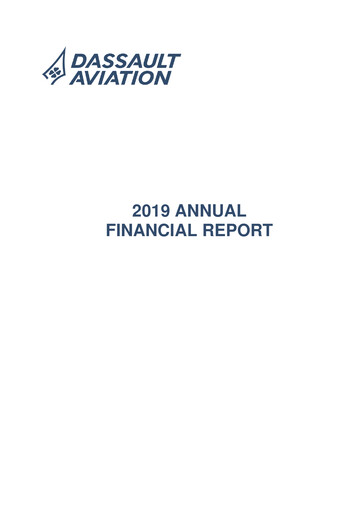 Thumbnail Dassault Aviation Financial Report 2019