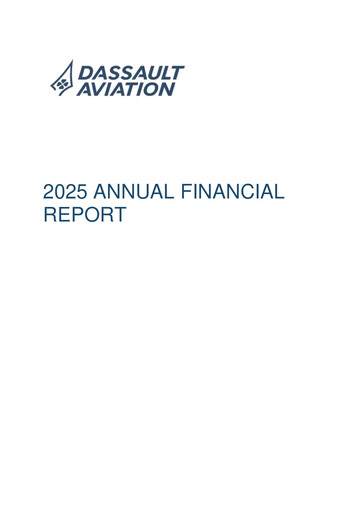 Miniature Dassault Aviation Rapport financier 2025