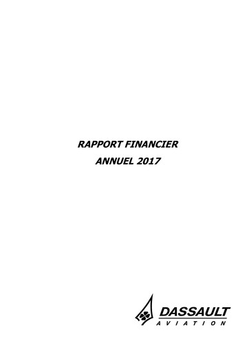 Thumbnail Dassault Aviation Financial Report 2017