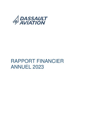Thumbnail Dassault Aviation Financial Report 2023
