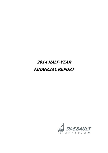 Thumbnail Dassault Aviation Half-year Report 2014-h1