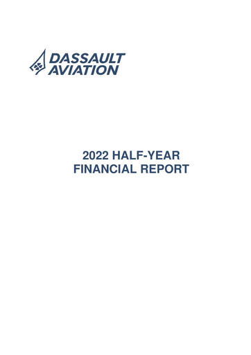 Thumbnail Dassault Aviation Half-year Report 2022-h1