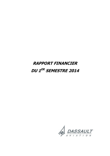 Thumbnail Dassault Aviation Half-year Report 2014-h1