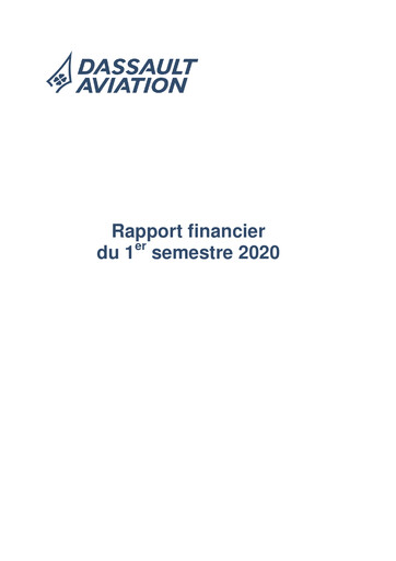 Thumbnail Dassault Aviation Half-year Report 2020-h1