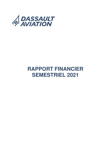 Thumbnail Dassault Aviation Half-year Report 2021-h1