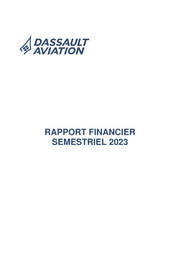 Thumbnail Dassault Aviation Half-year Report 2023-h1