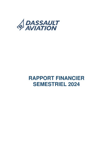 Thumbnail Dassault Aviation Half-year Report 2024-h1