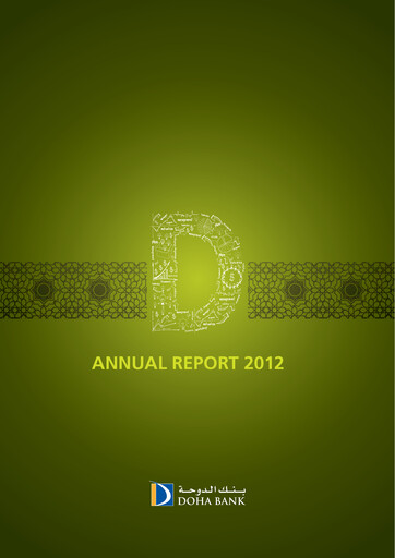 Thumbnail Doha Bank Annual Report 2012