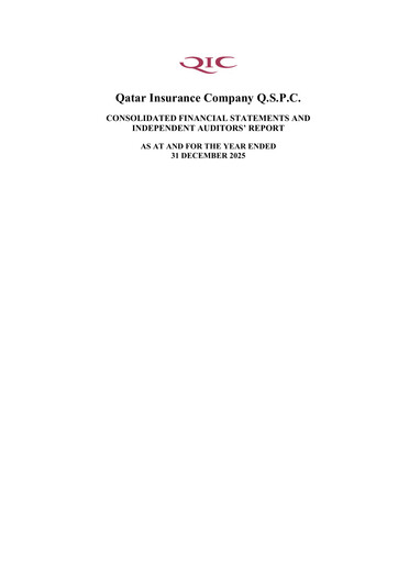 Vorschaubild Qatar Insurance Company Finanzmitteilung 2025