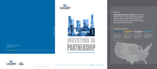 Thumbnail Calumet, Inc. Annual Report 2014