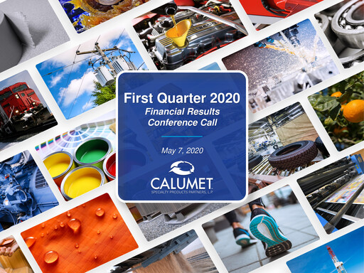 Thumbnail Calumet, Inc. Quarterly Report 2020-q1