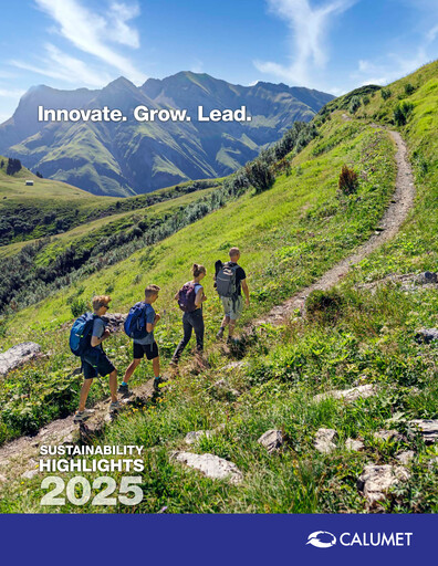Thumbnail Calumet, Inc. Sustainability Report 2025