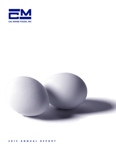 Thumbnail Cal-Maine Foods Annual Report 2015