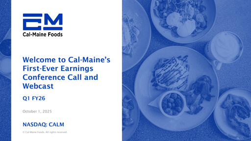 Thumbnail Cal-Maine Foods Quarterly Report 2026-q1