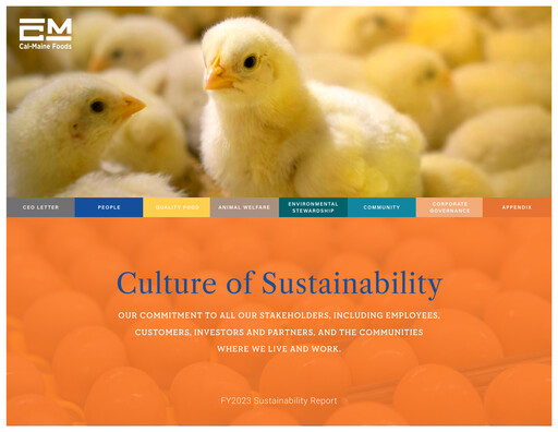 Thumbnail Cal-Maine Foods Sustainability Report 2023