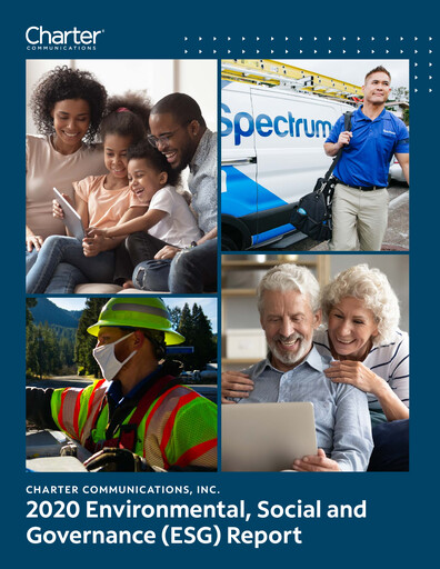 Thumbnail Charter Communications ESG Report 2020