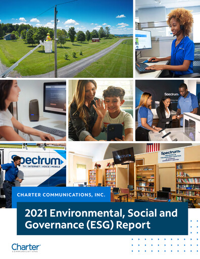 Thumbnail Charter Communications ESG Report 2021