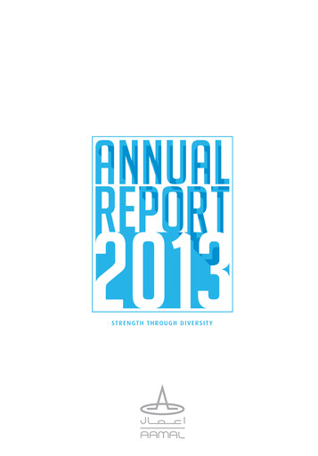 Miniature Aamal Company Rapport annuel 2013